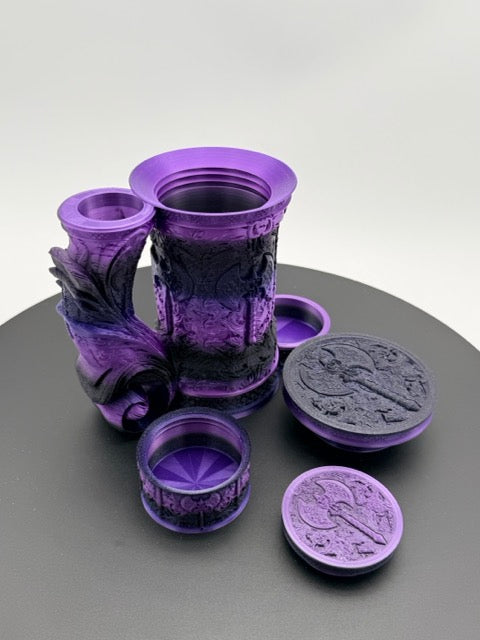 Barbarian Dice Tower Tankard with Dice Vault