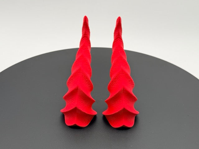 Swooped Demon Horns for Cosplay & Headpieces