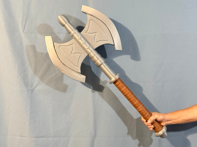 Retro 80s Barbarian Hero Power Axe Prop