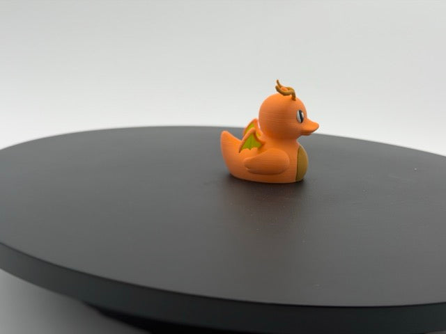 Friendly Orange Dragon Duck