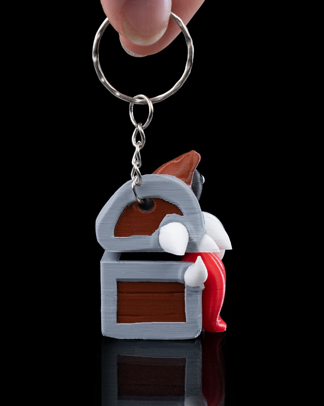Mimic Chest Keychain
