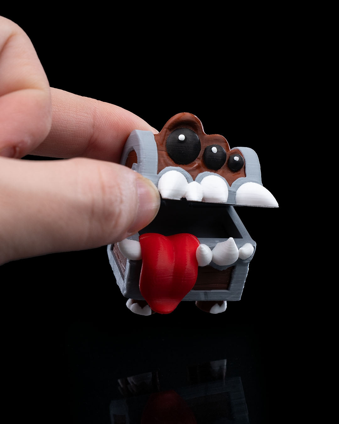 Mimic Chest Keychain