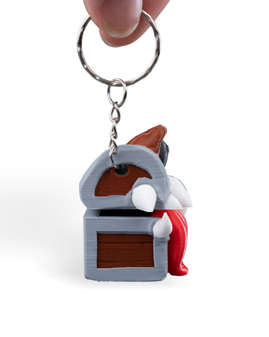 Mimic Chest Keychain