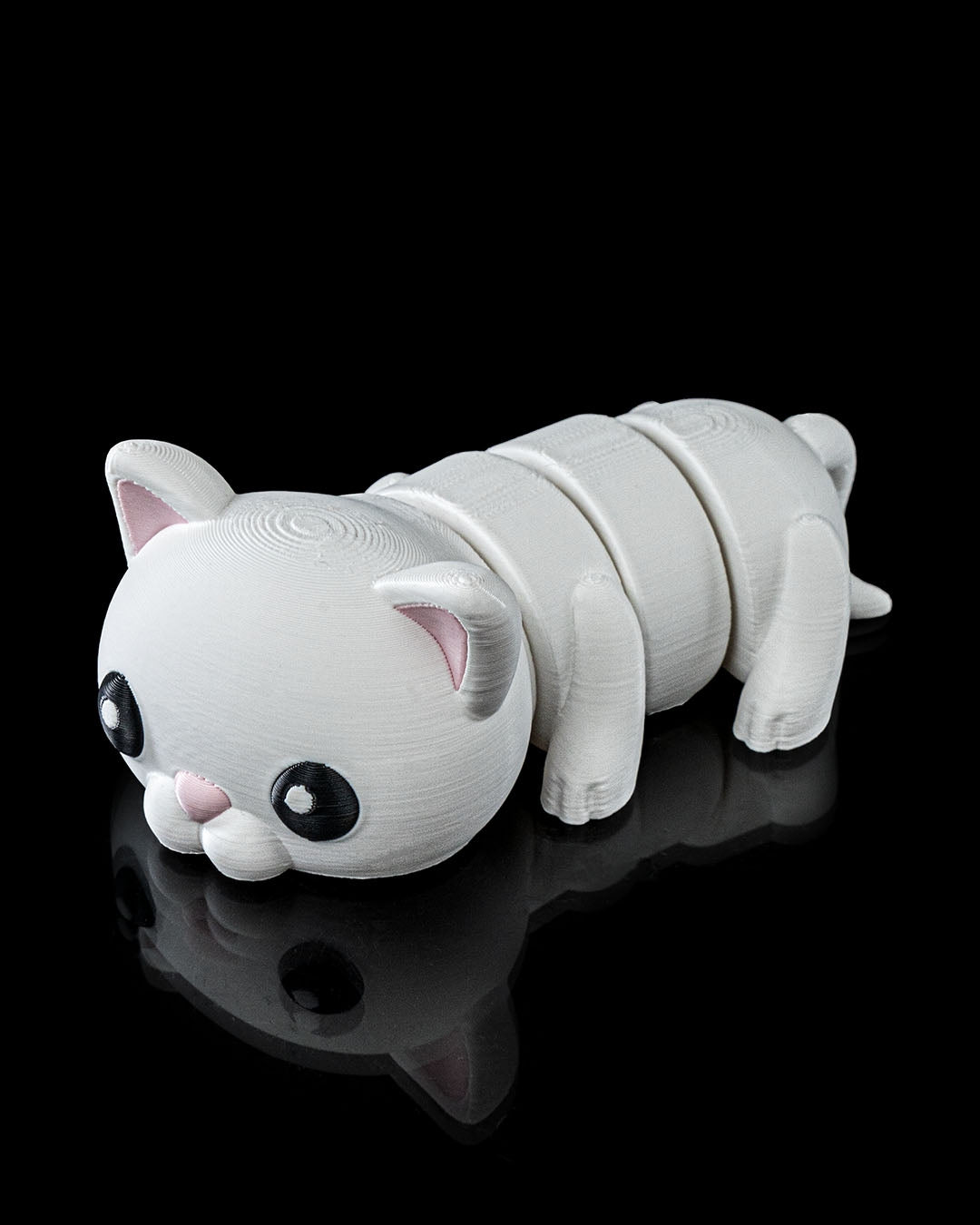 Flexi Kitty Keychain