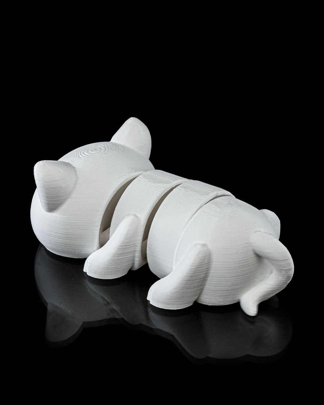 Flexi Kitty Keychain