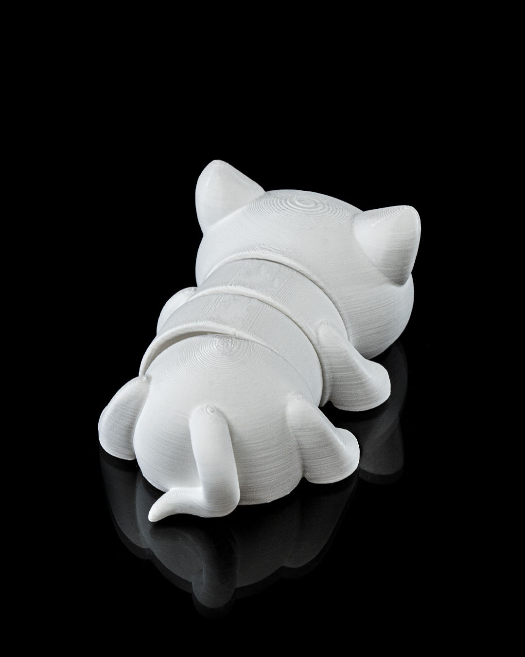 Flexi Kitty Keychain