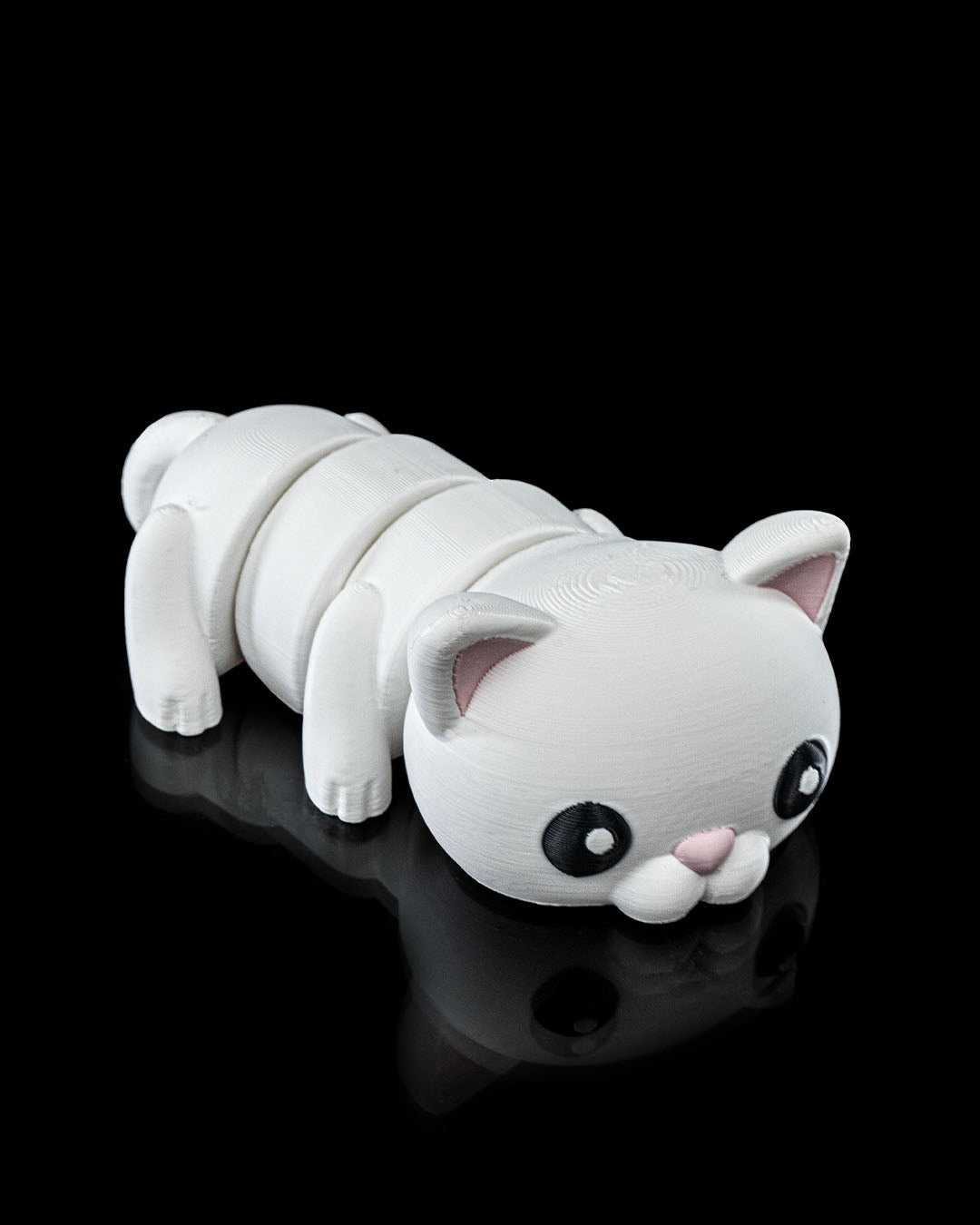 Flexi Kitty Keychain