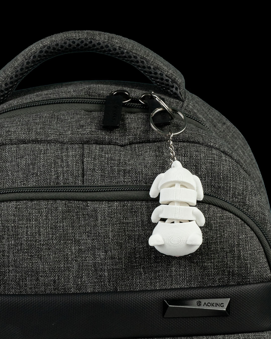 Flexi Kitty Keychain
