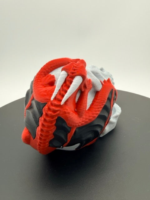 Skull with Dragon Dice Tower