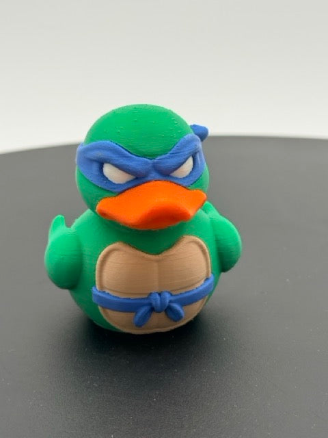 The Turtle Leader Duck – Blue Masked Martial Arts Hero