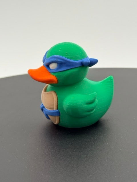 The Turtle Leader Duck – Blue Masked Martial Arts Hero