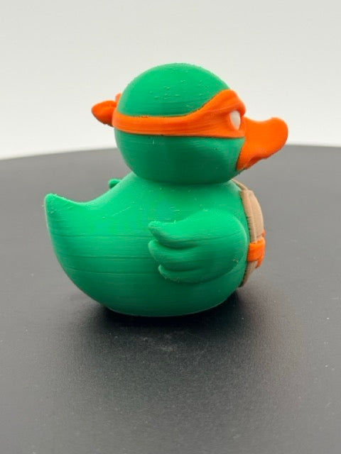 The Pizza-Loving Turtle Duck – Orange Masked Party Hero