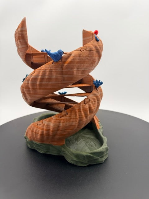 The Gnarled Grove Twisting Tree Dice Tower