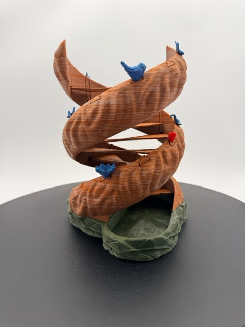 The Gnarled Grove Twisting Tree Dice Tower
