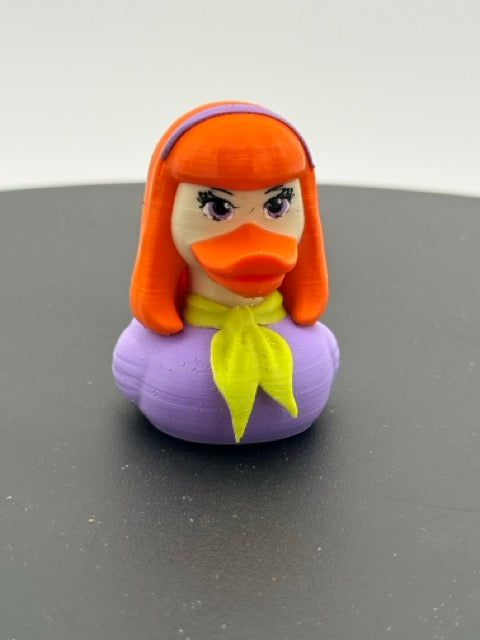Purple Fashionista Sleuth Duck