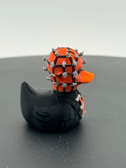 Grid-Head Horror Priest Duck
