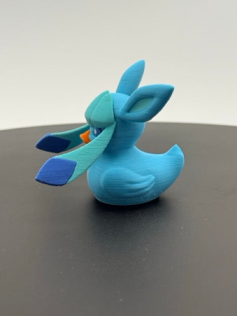 Frosty Diamond-Eared Ice Fox Cruiser Duckie