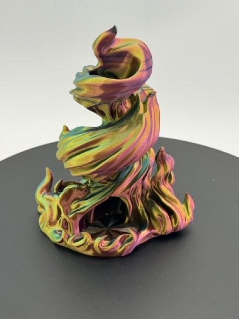 Burning Roll Dice Tower