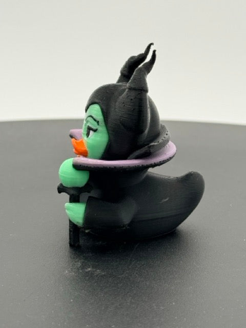 Horned Evil Fairy Dashboard Duck