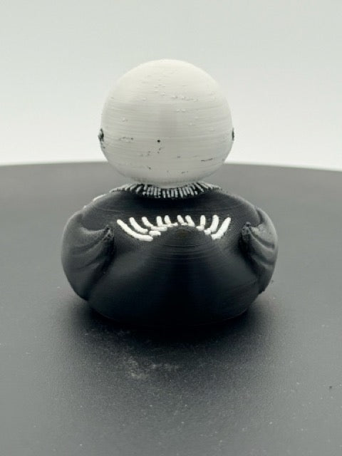 Pumpkin King Halloween Skeleton Duck