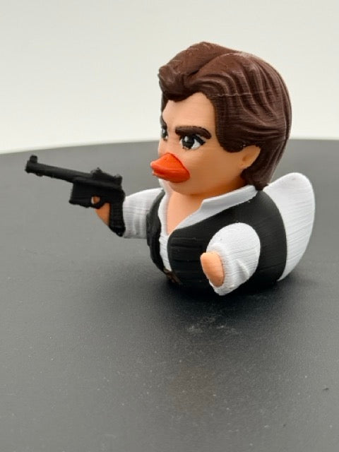 Space Smuggler Captain Dashboard Duck