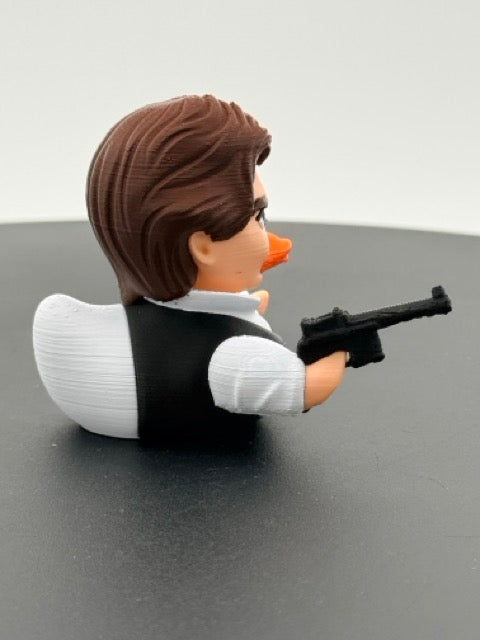 Space Smuggler Captain Dashboard Duck