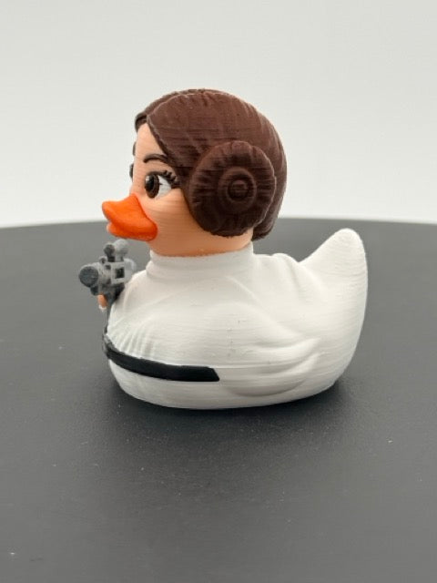 Galactic Rebel Princess Dashboard Duck