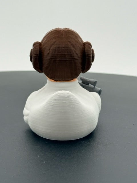 Galactic Rebel Princess Dashboard Duck