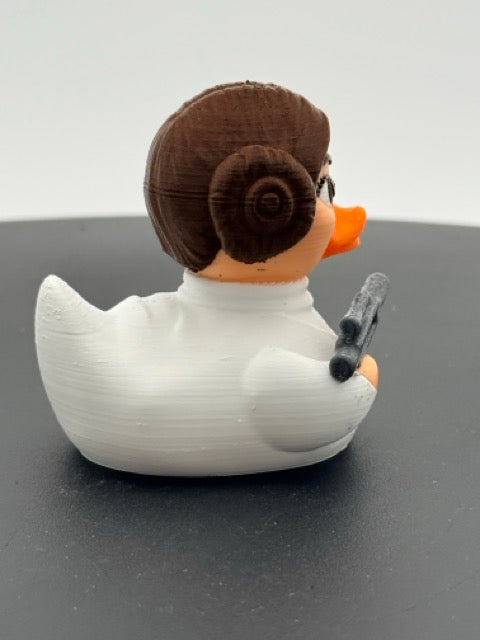 Galactic Rebel Princess Dashboard Duck