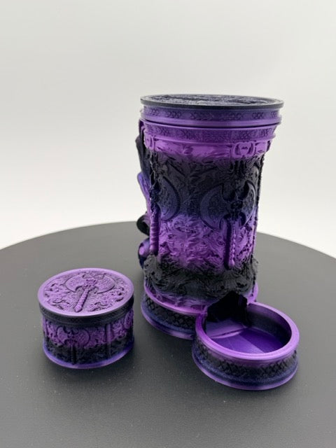 Barbarian Dice Tower Tankard with Dice Vault