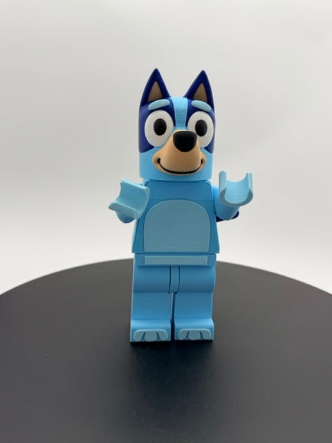 Wackadoo Blue Pup Mega Brick Figure