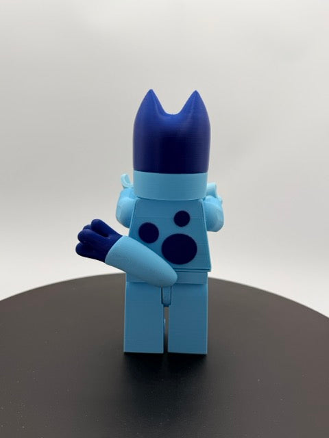 Wackadoo Blue Pup Mega Brick Figure