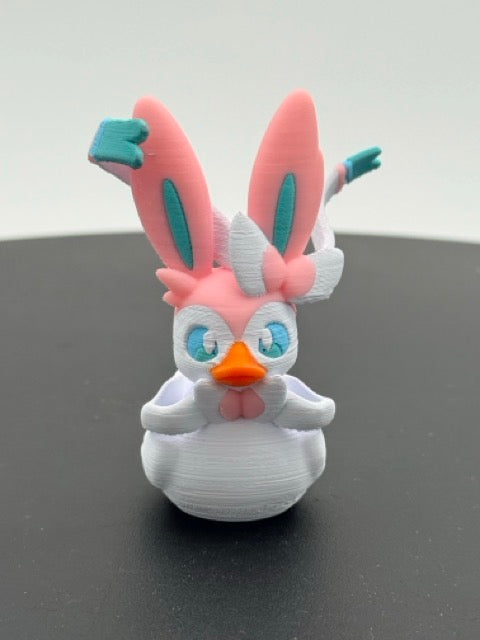 Pastel Ribbon Fairy Fox Cruiser Duckie