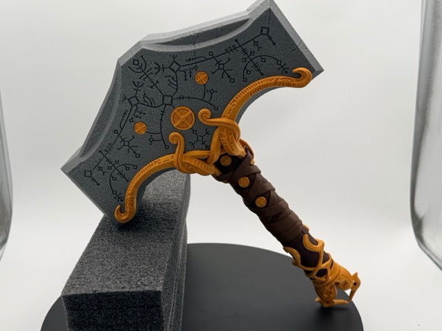 Asgardian Thunder God War Hammer Prop