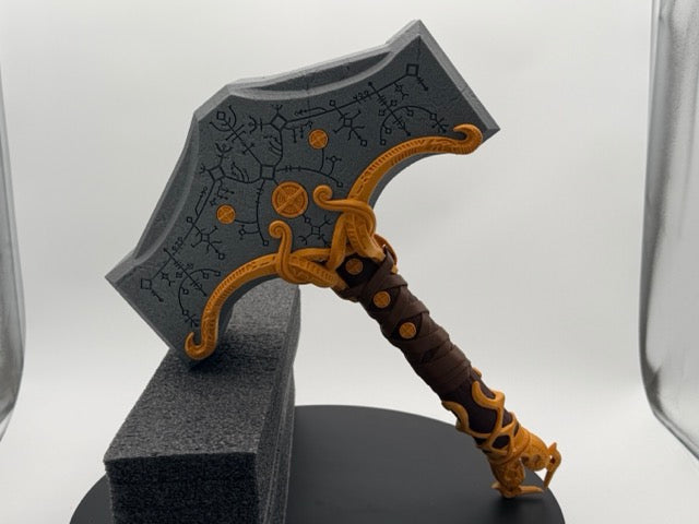Asgardian Thunder God War Hammer Prop