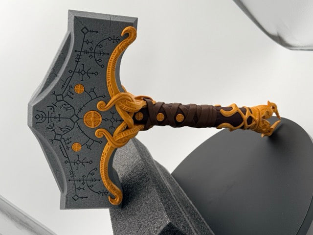 Asgardian Thunder God War Hammer Prop