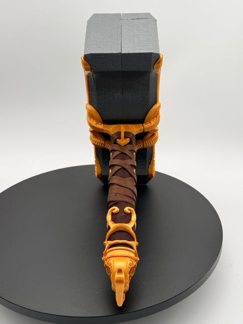 Asgardian Thunder God War Hammer Prop