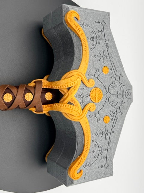 Asgardian Thunder God War Hammer Prop