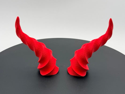 Swooped Demon Horns for Cosplay & Headpieces