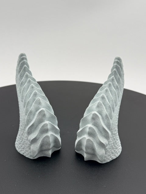 Scaled Dragon Horns for Cosplay & Helmets