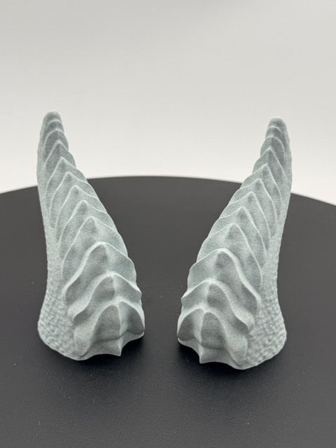 Scaled Dragon Horns for Cosplay & Helmets