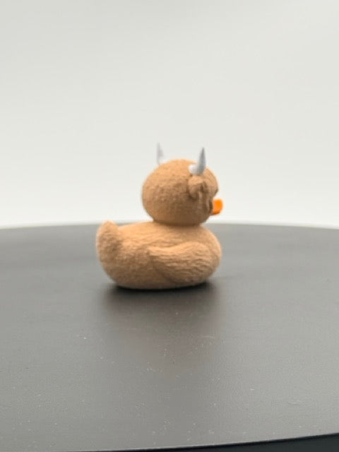 Shaggy Highland Cow Dashboard Duck