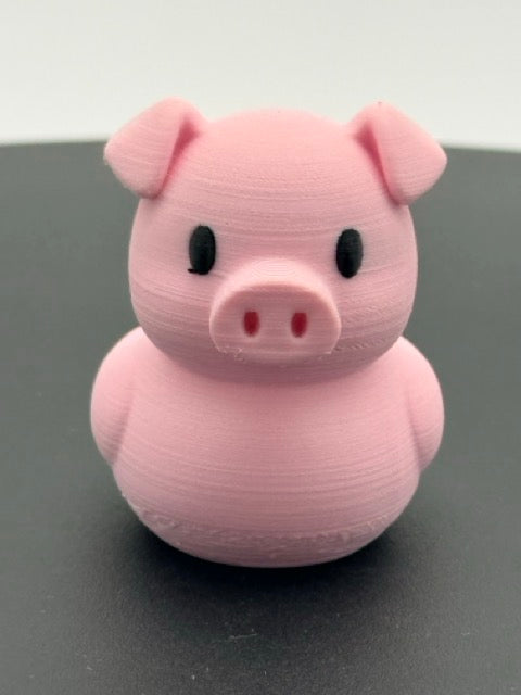 Little Pink Piggy Dashboard Duck