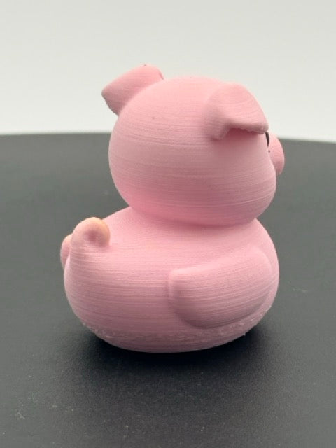 Little Pink Piggy Dashboard Duck