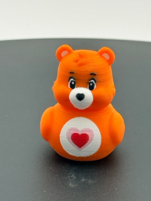 Orange Heart Bear Duck