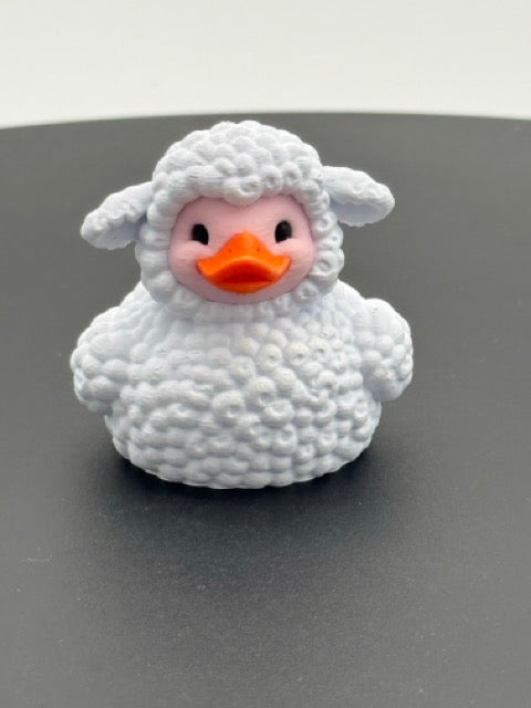 Fluffy Wooly Sheep Dashboard Duck
