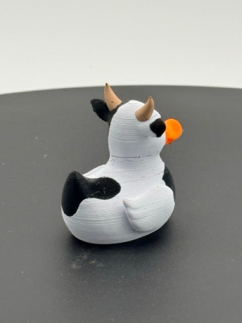 Spotted Dairy Cow Dashboard Duck