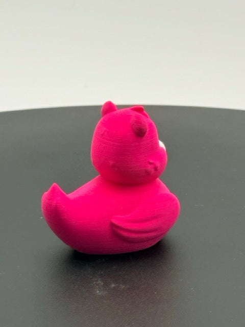 Pink Twin Heart Bear Duck