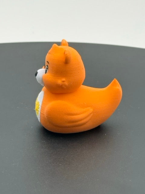 Orange Sunflower Bear Duck