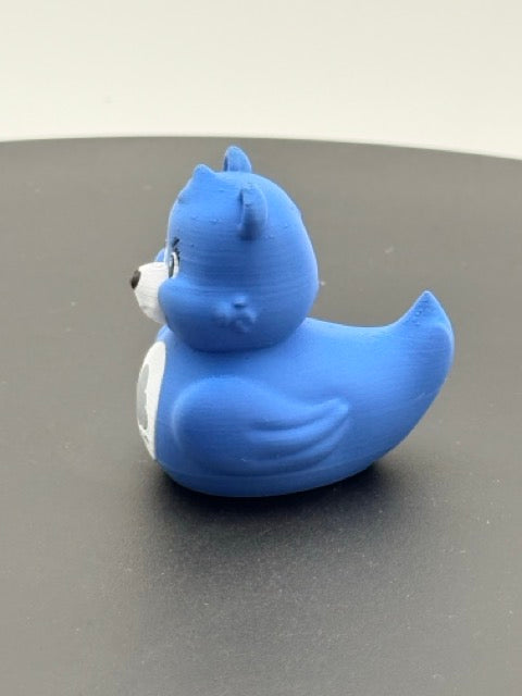 Blue Raincloud Bear Duck